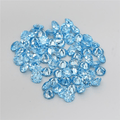 3.9mm Blue Round Brilliant Lab Grown Diamond - The Carat Club