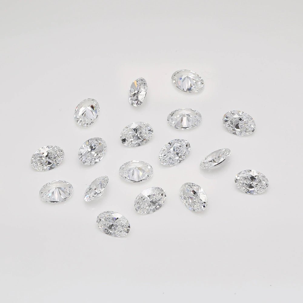 8mm x 5.6mm Oval Lab Grown Diamond - The Carat Club