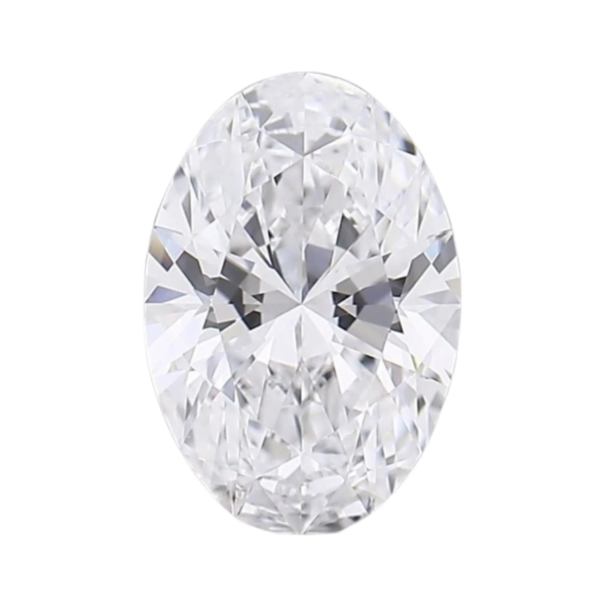 8mm x 5.6mm Oval Lab Grown Diamond - The Carat Club