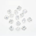 Cushion lab grown diamond melee