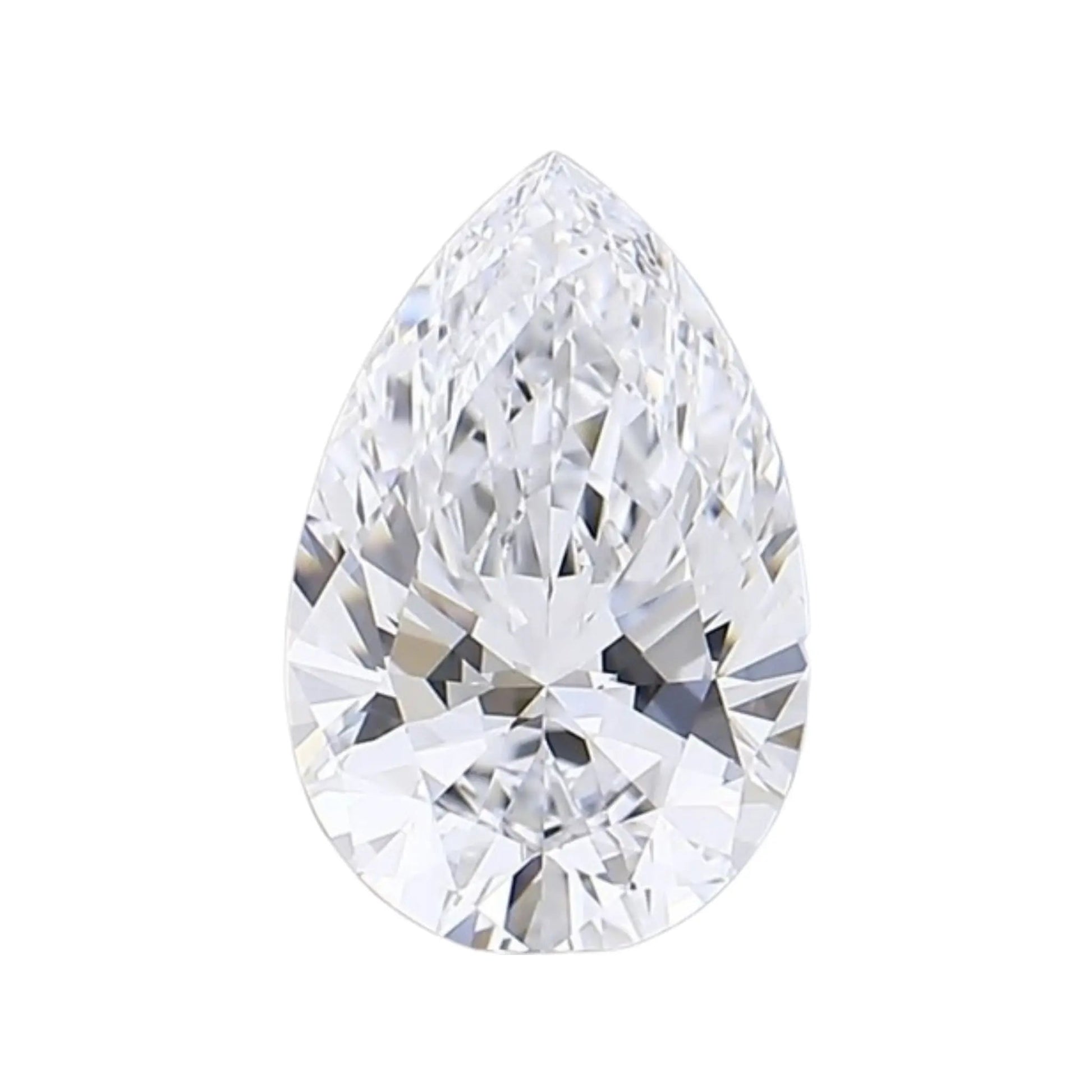 Pear lab grown diamond melee