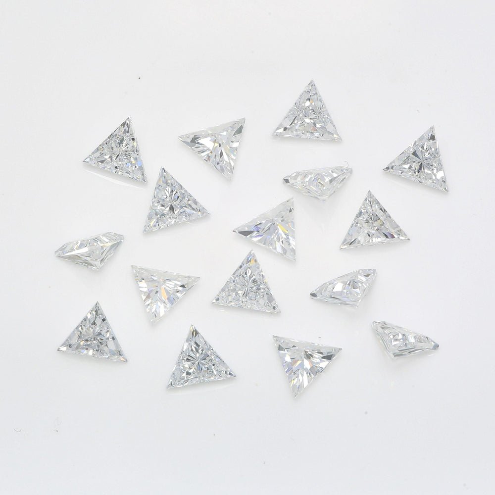 Trillion lab grown diamond melee