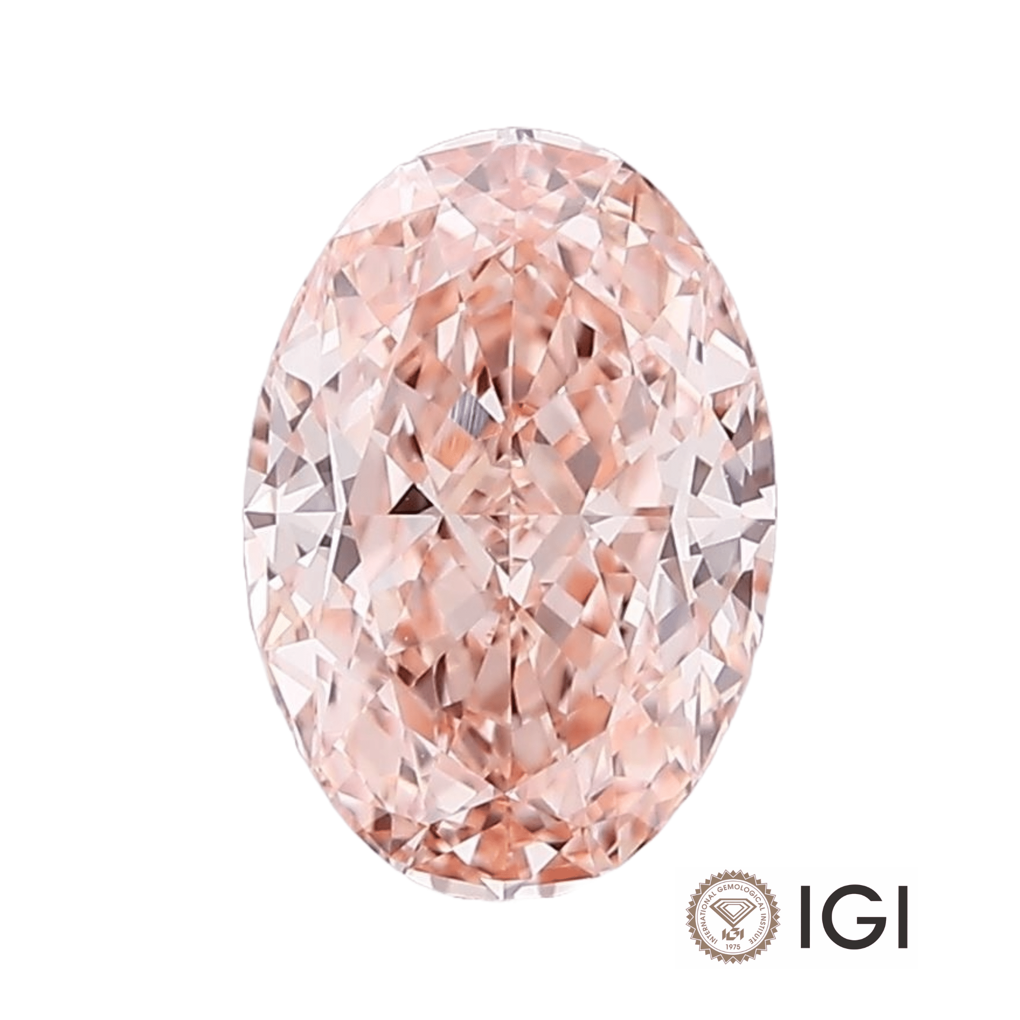 IGI Certified Pink Oval Cut Lab Grown Diamonds | The Carat Club
