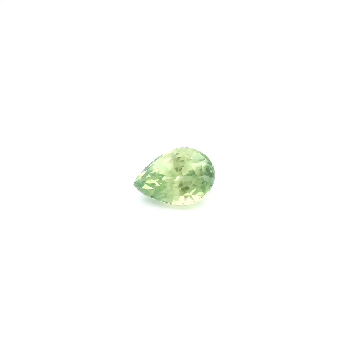 0.59ct Pear Natural Sapphire (Colour Green, Clarity Eye Clean, Cut Faceted) - The Carat Club