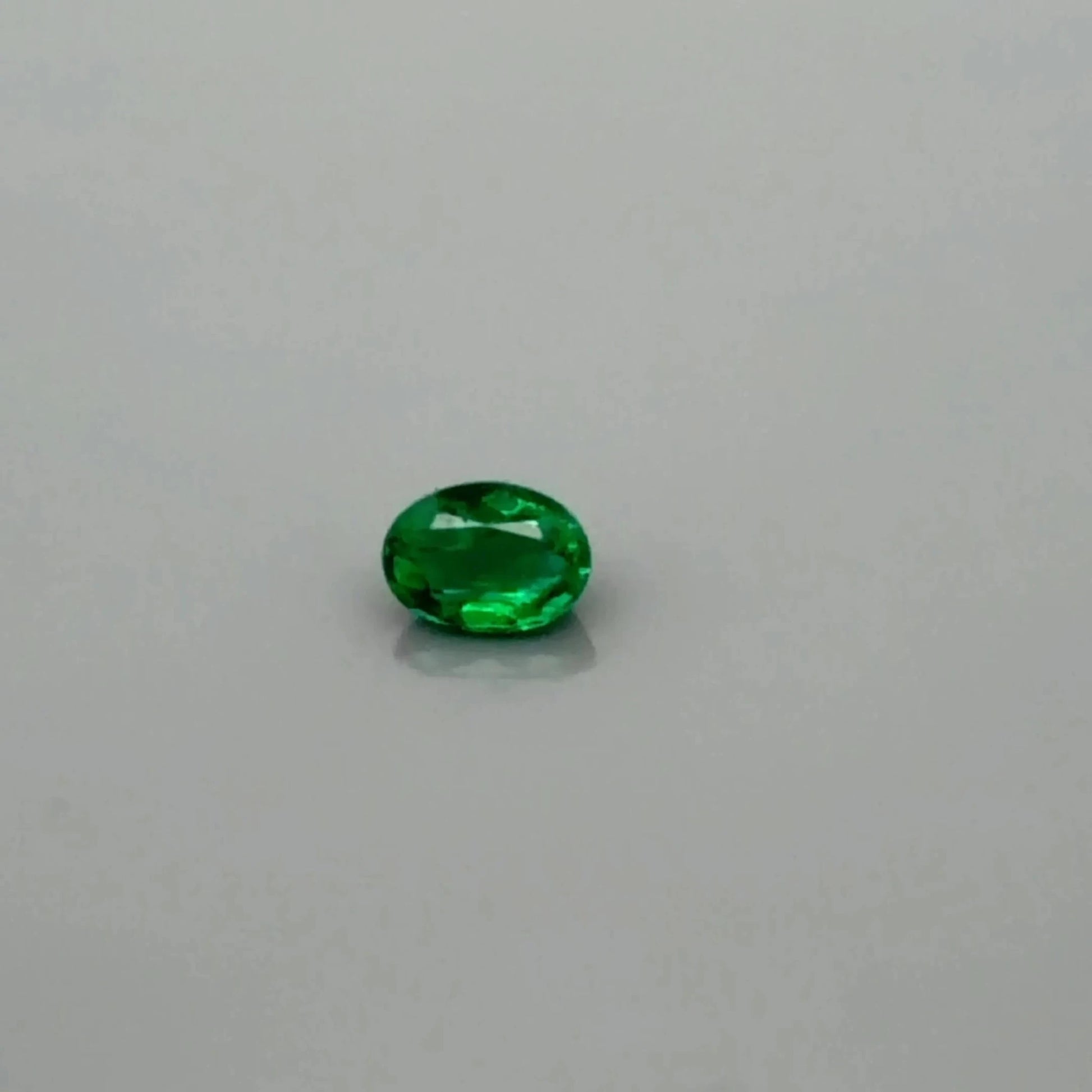 0.76ct Oval Natural Emerald (Colour Green, Clarity Slightly Included, Cut Faceted) - The Carat Club