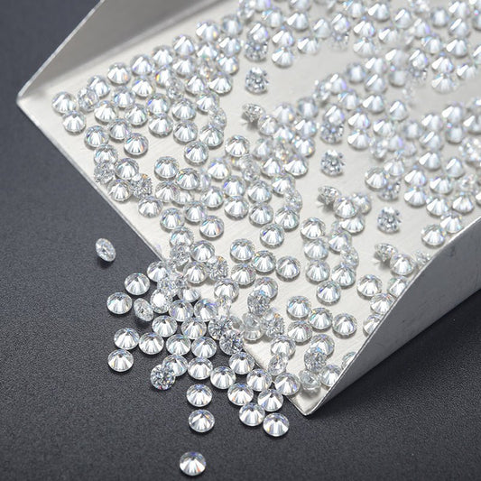 0.7mm Round Brilliant Moissanite - The Carat Club