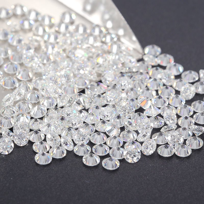 0.7mm Round Brilliant Moissanite - The Carat Club