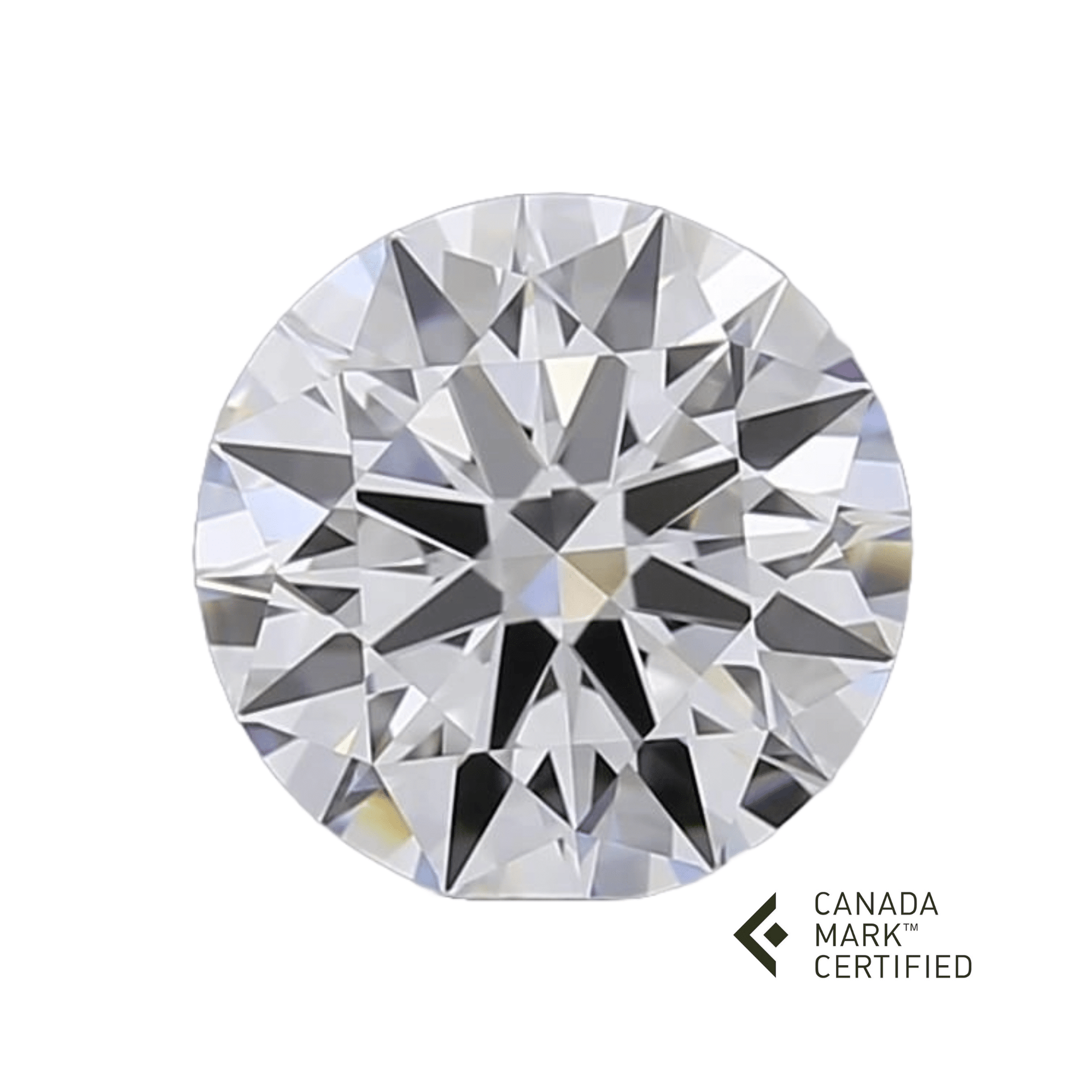 1.00ct F VS2 Round Brilliant CanadaMark Diamond - The Carat Club