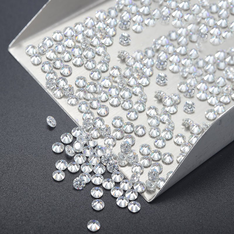 1.1mm Round Brilliant Moissanite - The Carat Club