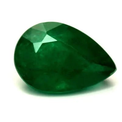 1.65ct Pear Natural Emerald (Colour Green, Clarity Slightly Included, Cut Faceted) - The Carat Club