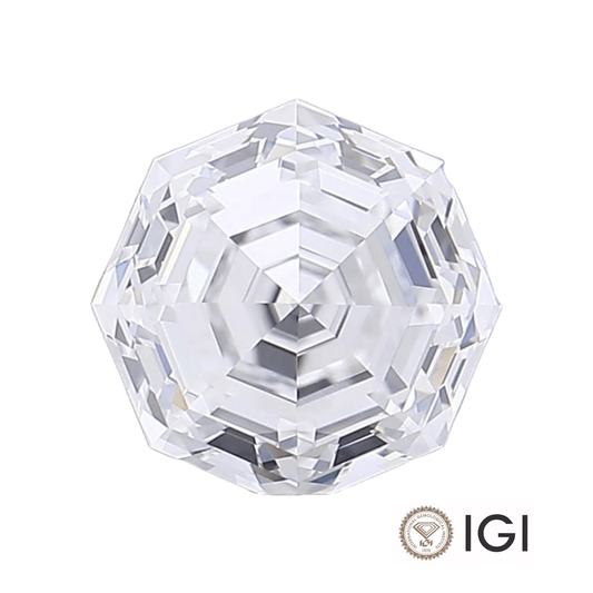 2.00ct Octagonal Lab Grown Diamond - The Carat Club