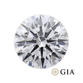 Round brilliant cut natural diamond GIA certified - The Carat Club