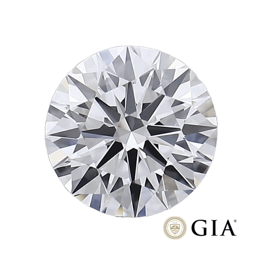 Round brilliant cut natural diamond GIA certified - The Carat Club