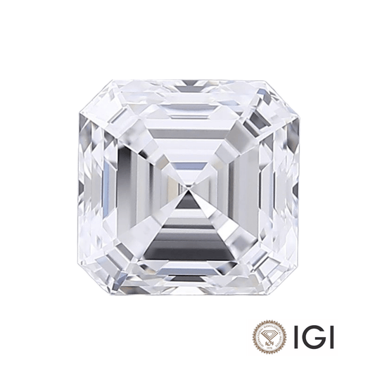 2.50ct Asscher Lab Grown Diamond - The Carat Club