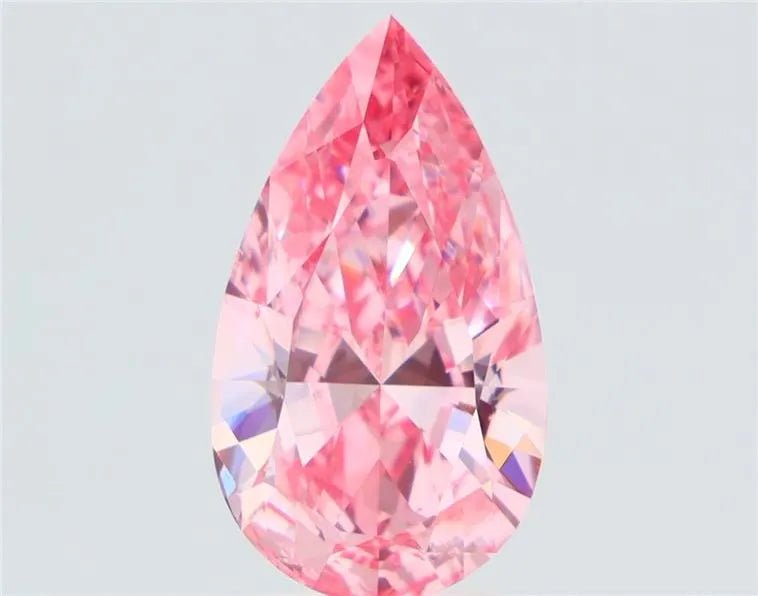 3.00ct Pear Natural Diamond (Colour Fancy Vivid Pink, Clarity VS2, GIA Certified) - The Carat Club