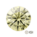 3.00ct Yellow Round Brilliant Lab Grown Diamond - The Carat Club