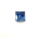 Loose princess cut blue sapphire gemstone