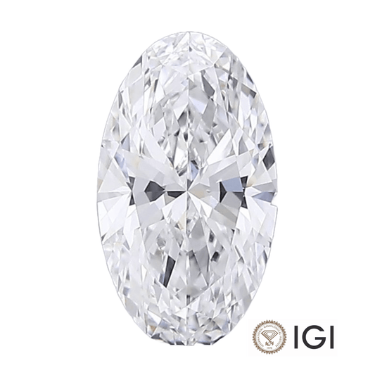 3.50ct Moval Lab Grown Diamond - The Carat Club