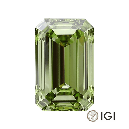 4.00ct Green Emerald Lab Grown Diamond - The Carat Club