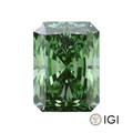 4.00ct Green Radiant Lab Grown Diamond - The Carat Club