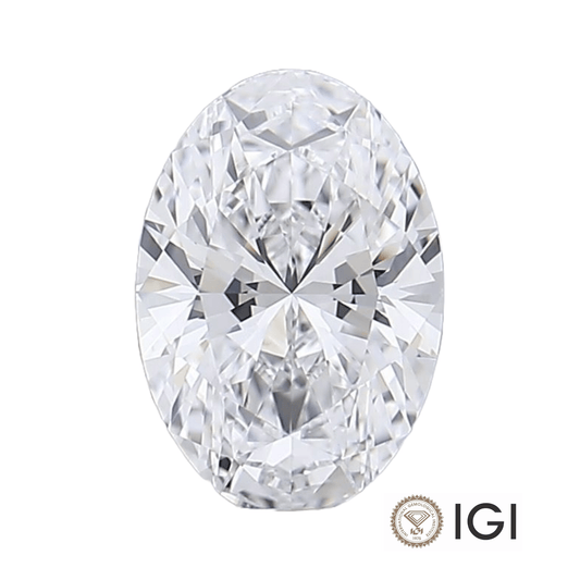 4.00ct Oval Lab Grown Diamond - The Carat Club