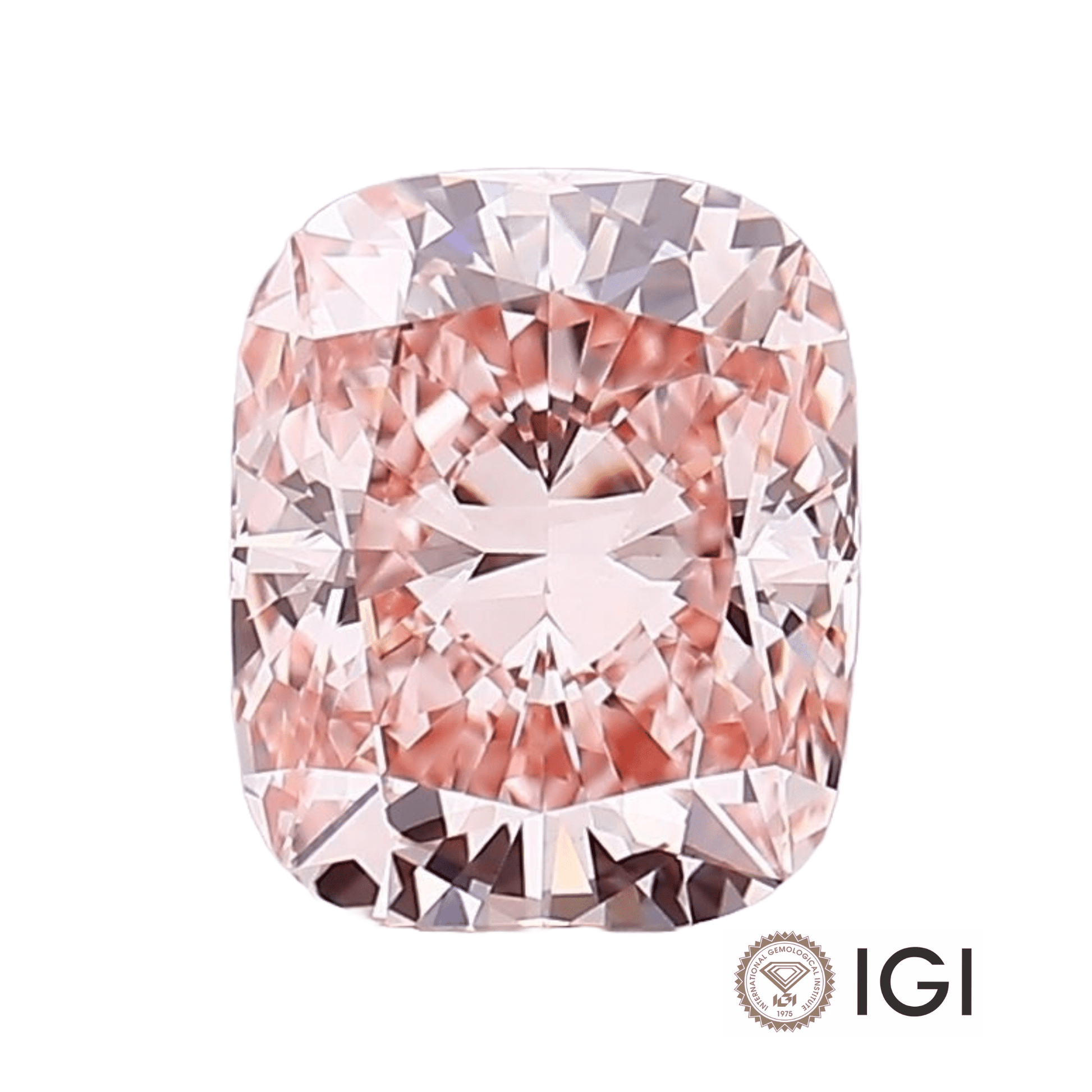 4.00ct Pink Elongated Cushion Lab Grown Diamond - The Carat Club