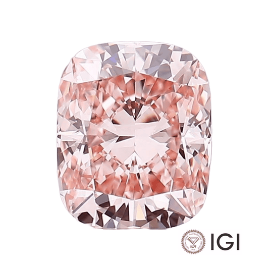4.00ct Pink Elongated Cushion Lab Grown Diamond - The Carat Club