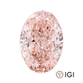 4.00ct Pink Oval Lab Grown Diamond - The Carat Club