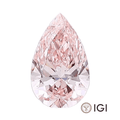 4.00ct Pink Pear Lab Grown Diamond - The Carat Club