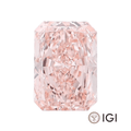 4.00ct Pink Radiant Lab Grown Diamond - The Carat Club