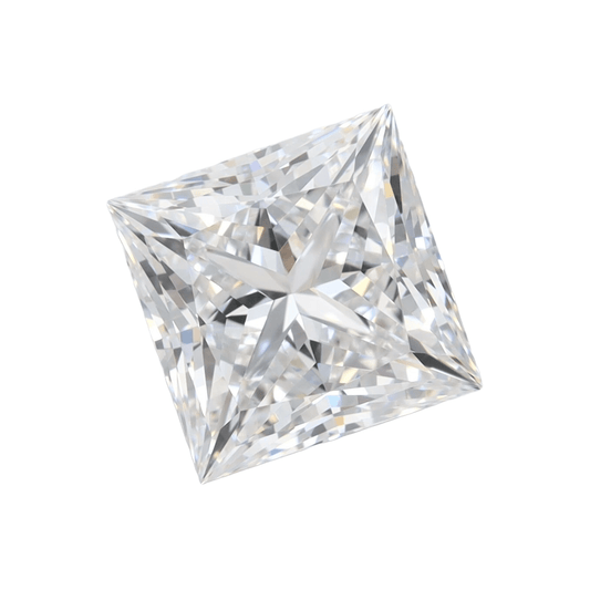 4mm Princess Natural Diamond - The Carat Club