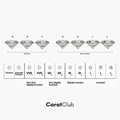5.6mm x 3.7mm Oval Lab Grown Diamond - The Carat Club