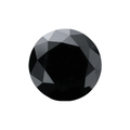 5.8mm Black Round Brilliant Natural Diamond - The Carat Club