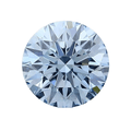 5mm Blue Round Brilliant Lab Grown Diamond - The Carat Club