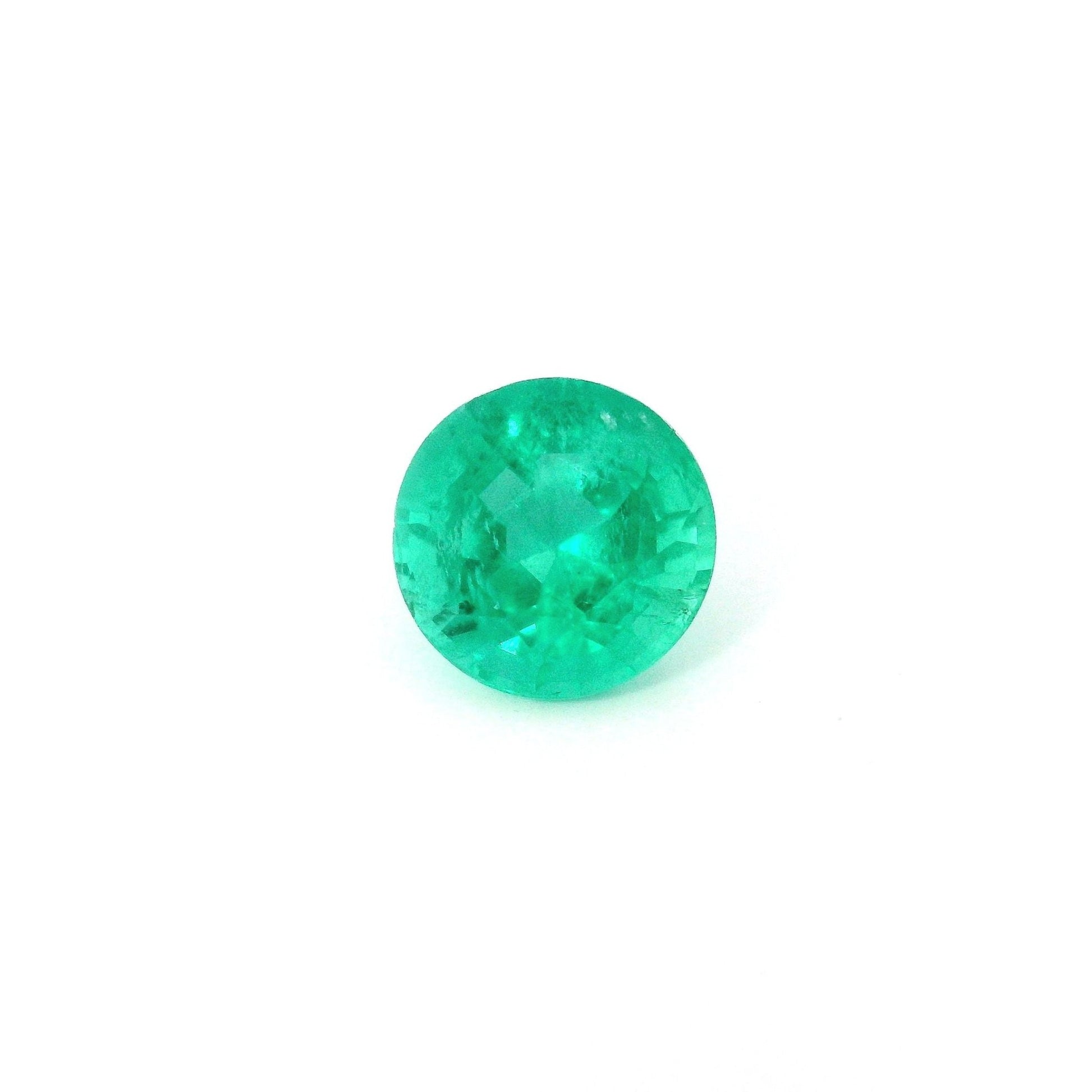 5mm Round Natural Emerald - The Carat Club