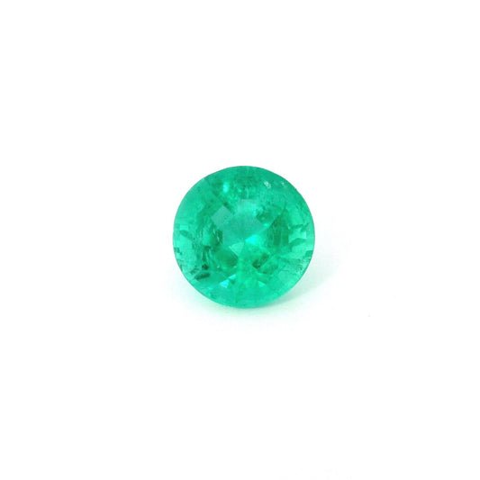 5mm Round Natural Emerald - The Carat Club