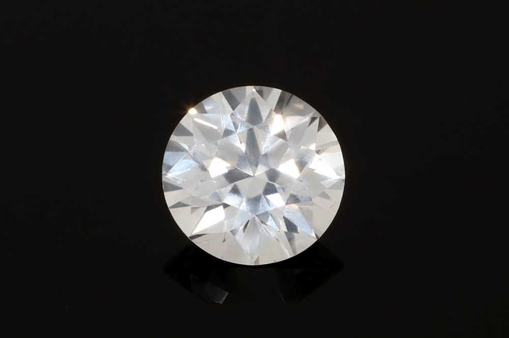 5mm Round Natural White Sapphire - The Carat Club