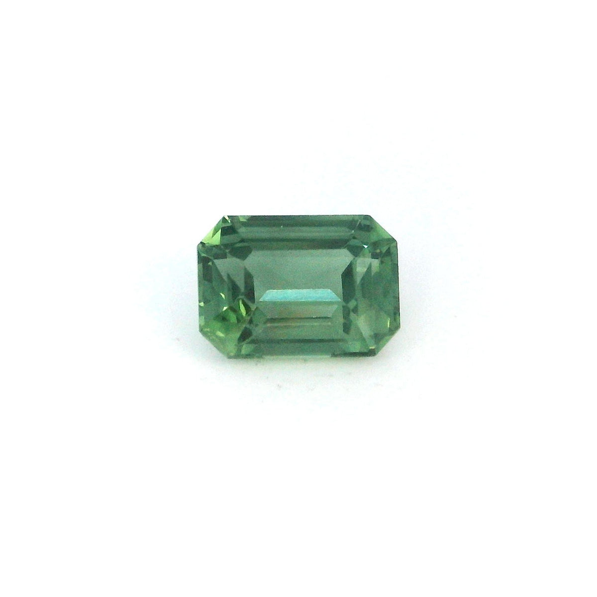 5mm x 3mm Octagon Natural Green Sapphire - The Carat Club