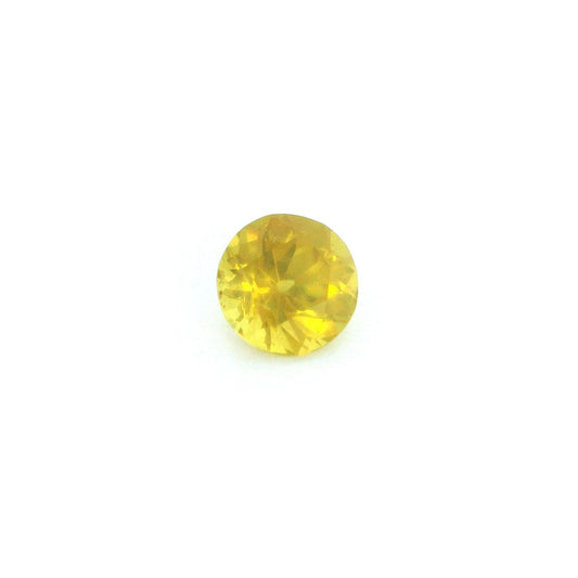 6mm Round Natural Yellow Sapphire - The Carat Club