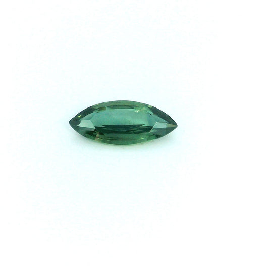 6mm x 3mm Marquise Natural Green Sapphire - The Carat Club