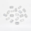 Emerald cut natural melee diamonds - The Carat Club