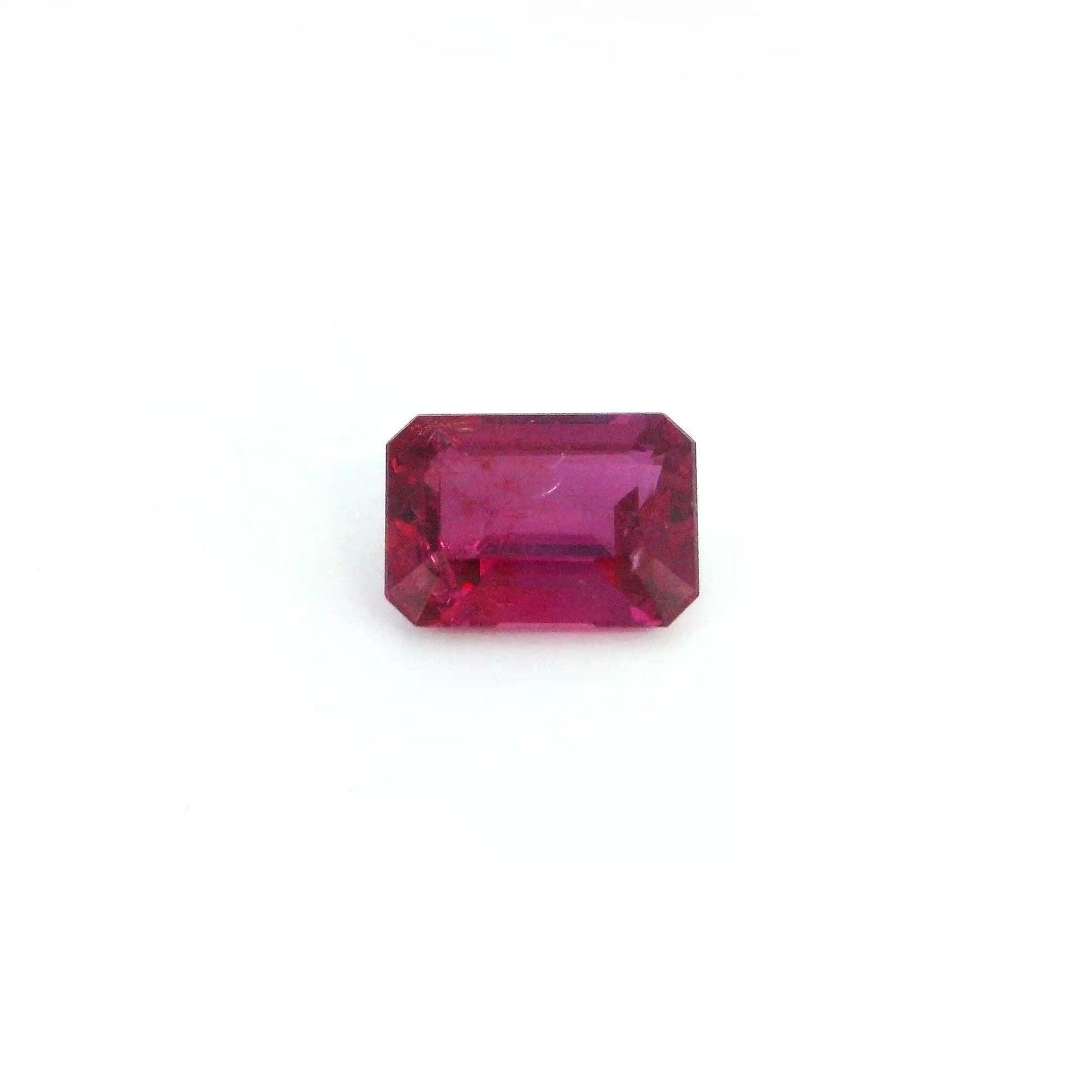 6mm x 4mm Octagon Natural Ruby - The Carat Club