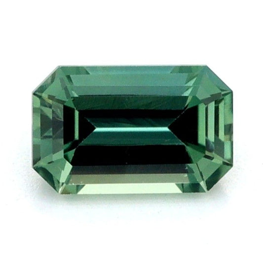 6mm x 4mm Octagon Natural Teal Sapphire - The Carat Club