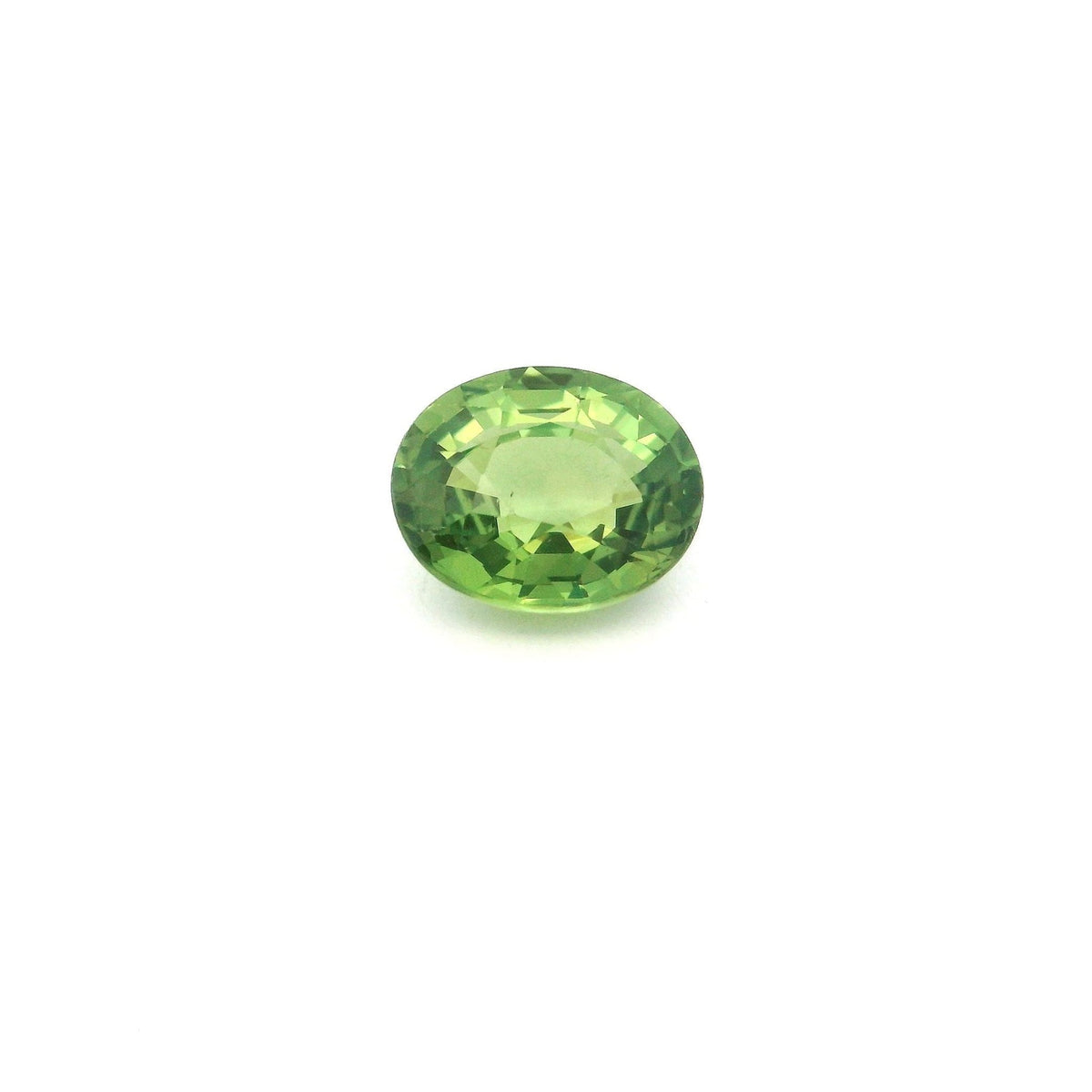 6mm x 4mm Oval Natural Green Sapphire - The Carat Club