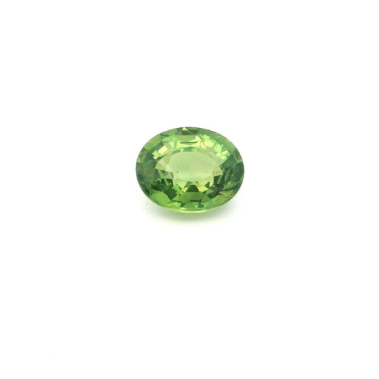 6mm x 4mm Oval Natural Green Sapphire - The Carat Club