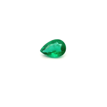 6mm x 4mm Pear Natural Emerald - The Carat Club