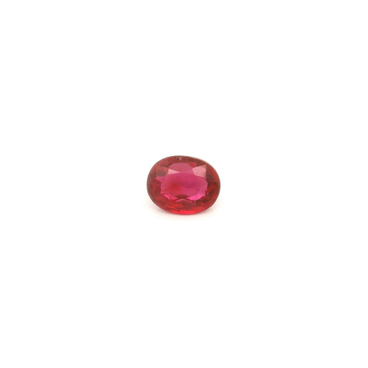 6mm x 5mm Oval Natural Ruby - The Carat Club