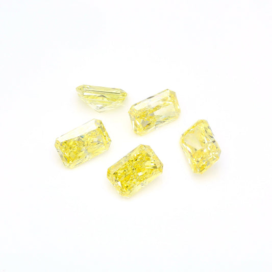 7mm x 4.7mm Yellow Radiant Lab Grown Diamond - The Carat Club
