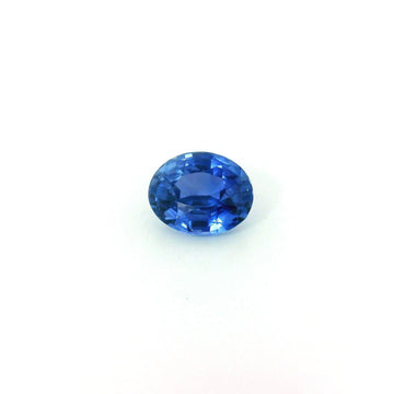 Loose oval blue sapphire gemstone