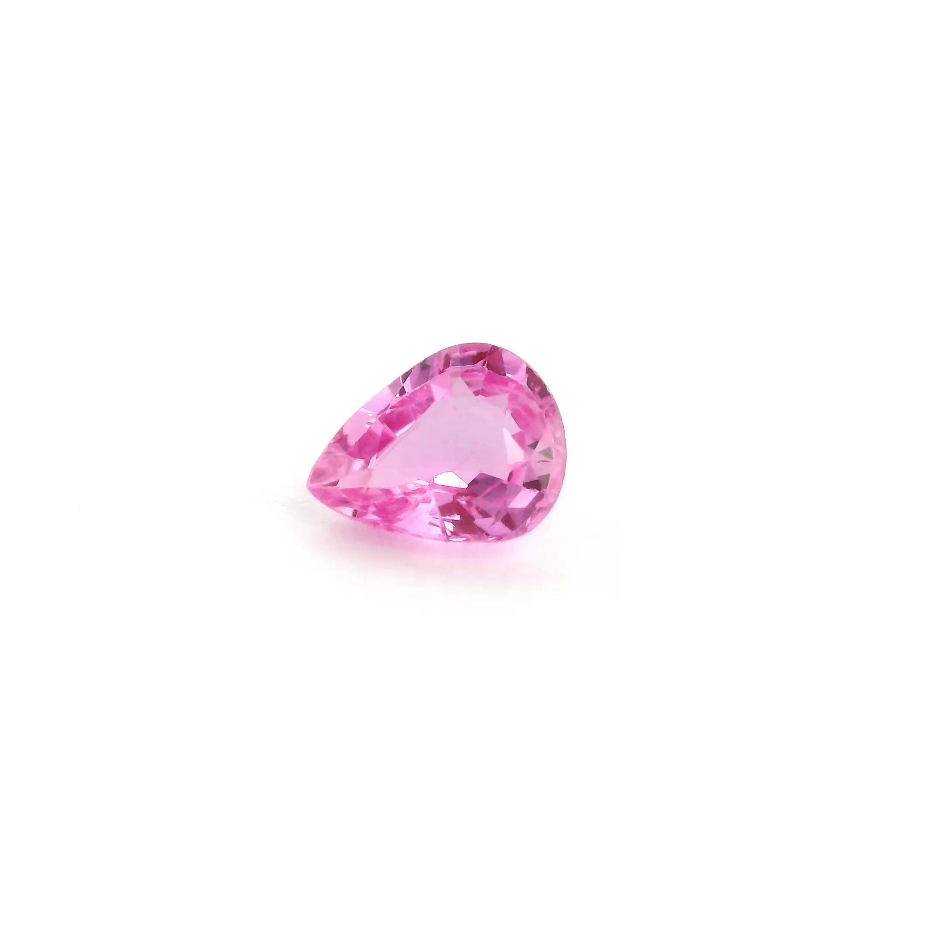 7mm x 5mm Pear Natural Pink Sapphire - The Carat Club